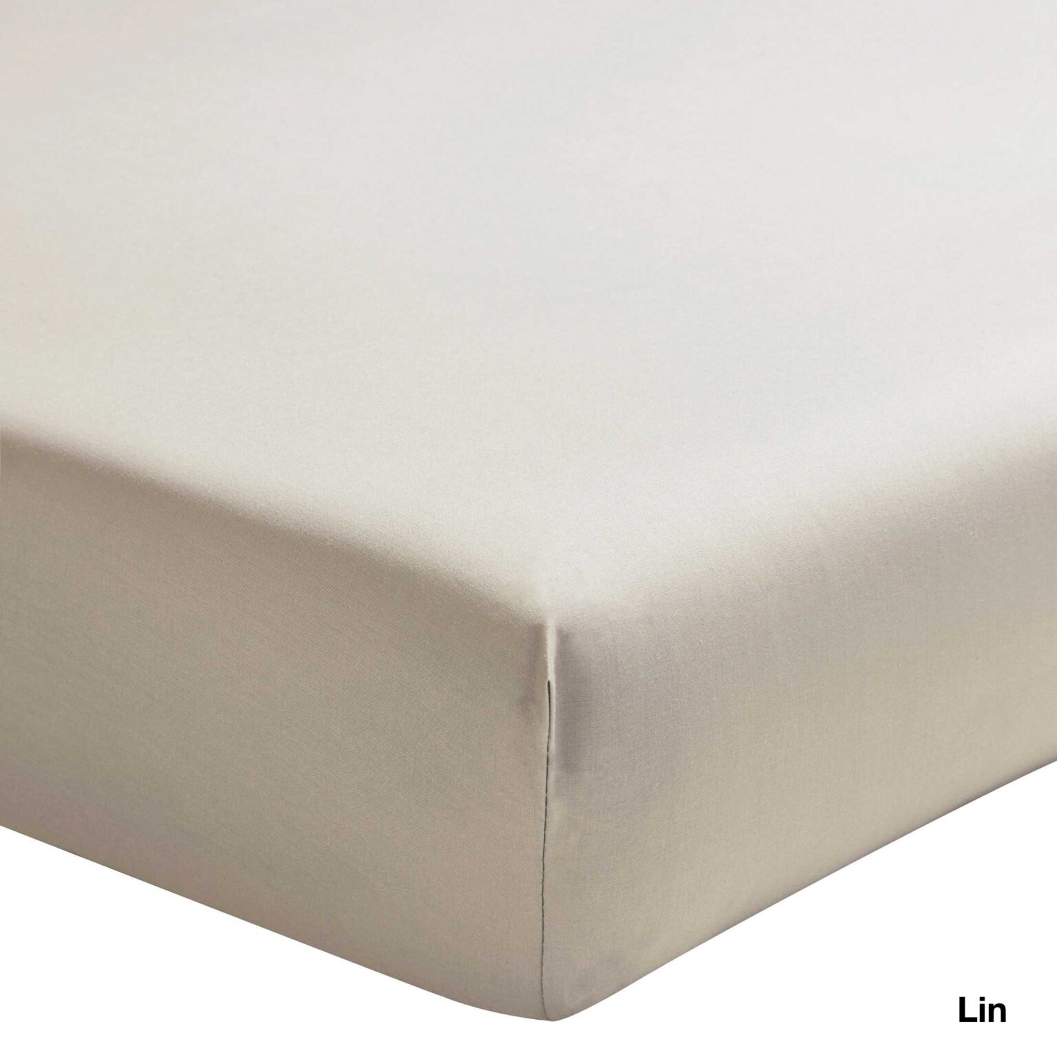 Drap Housse 100% coton SÉRÉNA CHANVRE colori ECRU LAVE